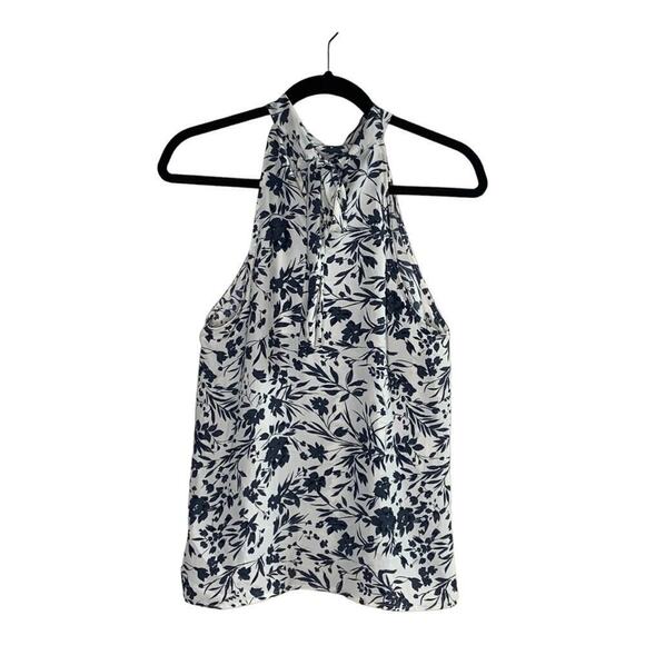 NWT Gilli Sleeveless Halter Floral Blouse - Picture 1 of 6